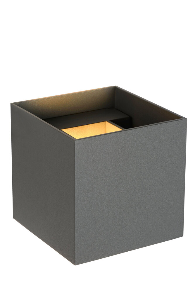 Lucide LED Væglampe XIO Grå - 4W dæmpbar - 2700K Varm hvid