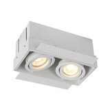 Lucide LED indbygningsspot hvid TRIMLØS - 2x GU10 fatning - 230V maks, 2x 50W Lucide LED indbygningsspot hvid TRIMLØS - 2x GU10 fatning - 230V maks, 2x 50W