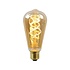 LED glødelampe dæmpbar - E27 ST64 5W 2200K - Amber