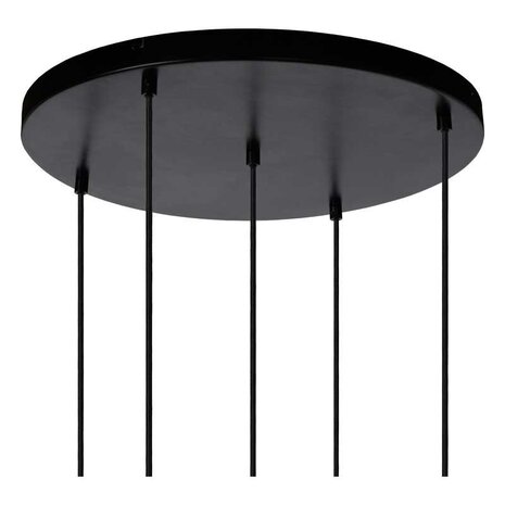 Lucide LED hængelampe JOANET mat guld - 5x E27 fatning - Fumé Lucide LED hængelampe JOANET mat guld - 5x E27 fatning - Fumé