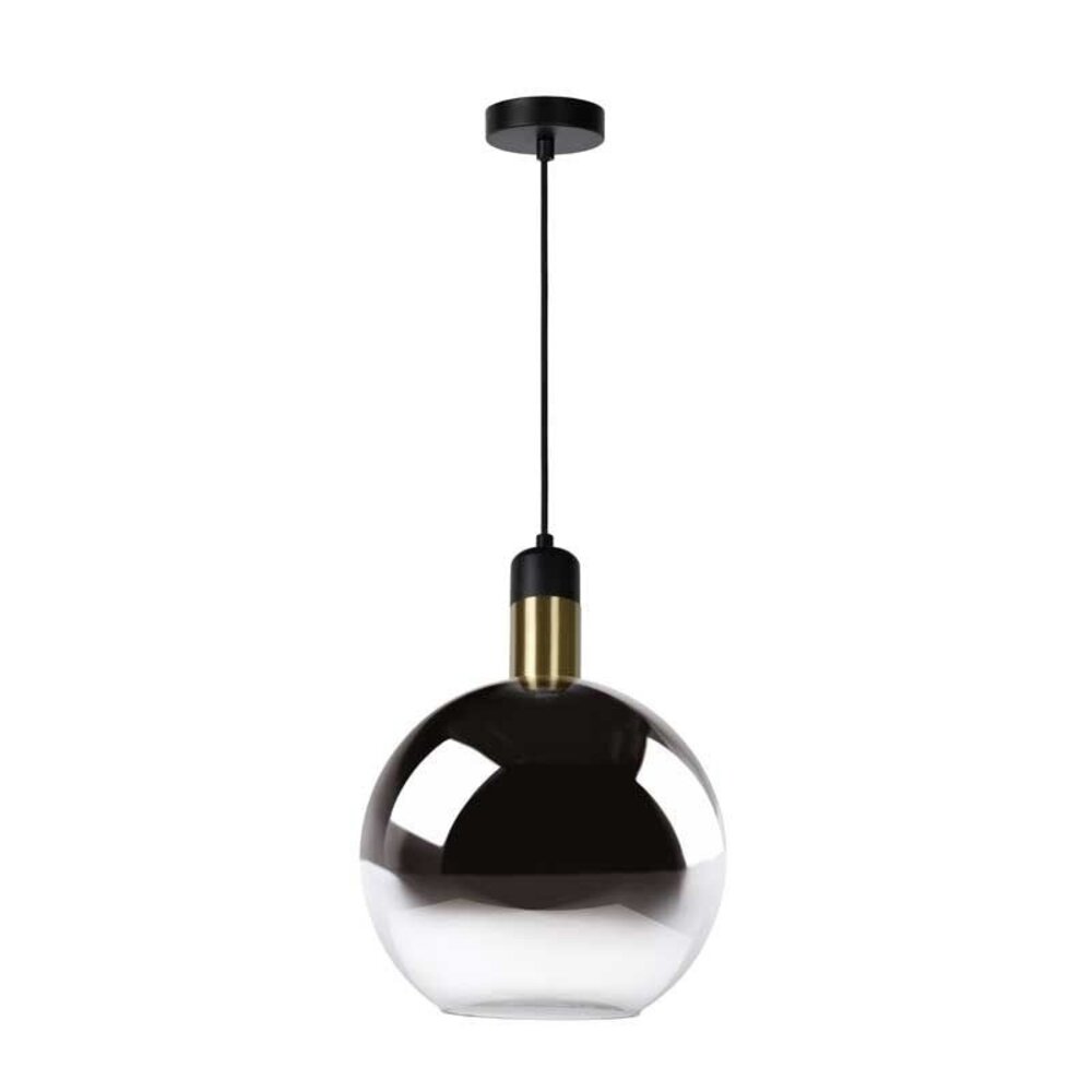 Lucide LED pendellampe JULIUS sort - 1x E27 armatur - Fumé