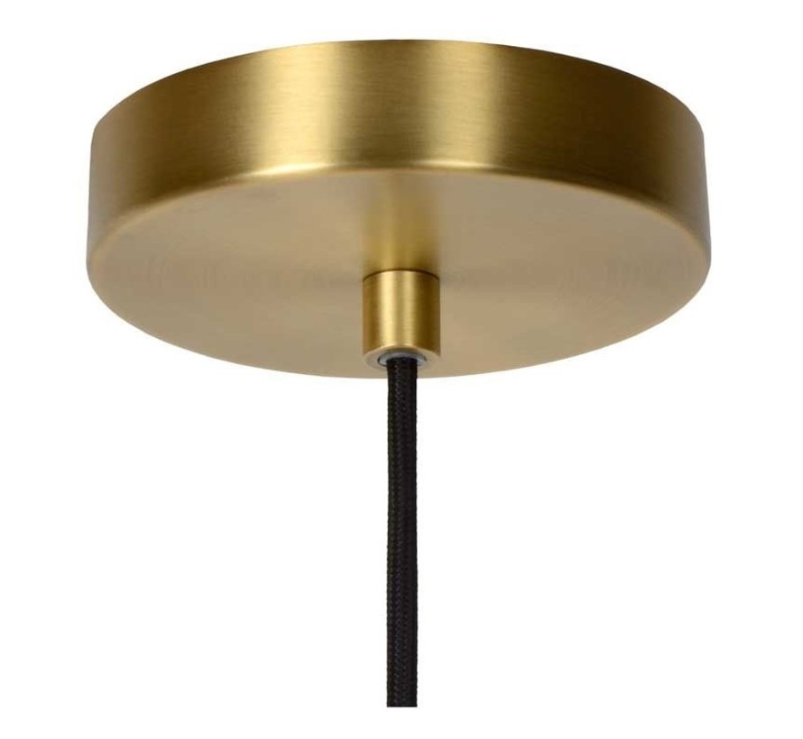LED hængelampe MALOTO guldkugle - 1x E27 fatning - Rav