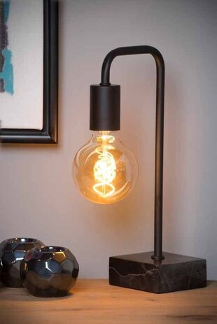 Lucide LED Bordlampe LORIN sort - 1x E27 armatur Lucide LED Bordlampe LORIN sort - 1x E27 armatur