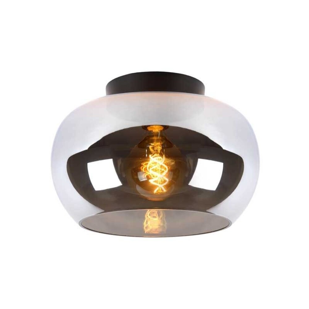 Lucide LED Loftslampe JUDE - 1x E27 armatur - røget