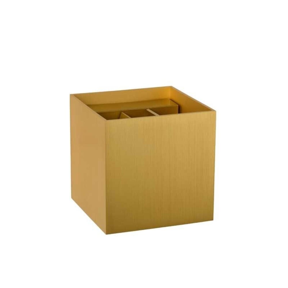 Lucide LED væglampe XIO mat guld - 4W erstatter 40W - 2700K Varm hvid