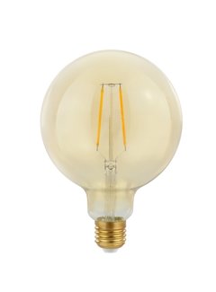 Spectrum LED glødelampe E27 - G125 - 2W erstatter 21W - 2500K ekstra varmt hvidt lys - XL Globe