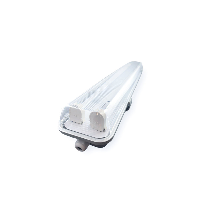 Aigostar LED lysstofrørsarmatur - 120 cm - Vandtæt IP65 - til dobbelt LED lysstofrør