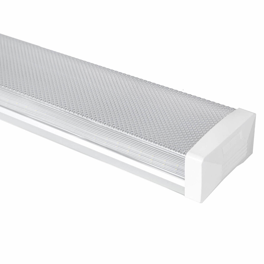 Spectrum LED-armatur Prisme 120 cm IP44 40W erstatter 400W 4000K Neutral hvid - 5 års garanti Spectrum LED-armatur Prisme 120 cm IP44 40W erstatter 400W 4000K Neutral hvid - 5 års garanti