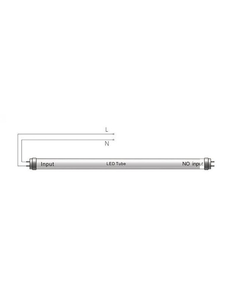Aigostar Aigostar LED lysstofrør 60cm - 10W 85lm p/w - 6400K (865) Kold hvid