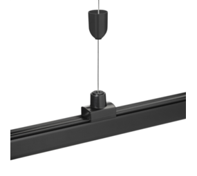 LCB LED skinne spot ophængssystem - 1 x 8 meter stålwire inkl. monteringsmateriale