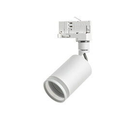 LED sporspot mini hvid med opal ring - 3-faset universal - GU10 tilslutning LED sporspot mini hvid med opal ring - 3-faset universal - GU10 tilslutning