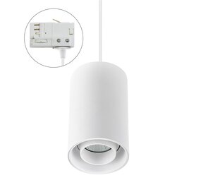 Spectrum LED Railspot Hvid med GU10 fatning - Universal 3-Phase - ekskl. LED GU10 Spectrum LED Railspot Hvid med GU10 fatning - Universal 3-Phase - ekskl. LED GU10