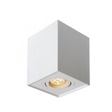 LED loftspot - Kube firkantet - Hvid - med GU10 fatning - vipbar - ekskl. LED spot