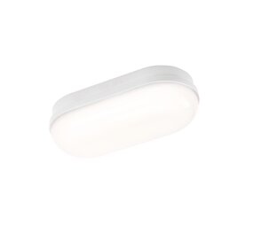LED overflademonteret lampe Oval - 8W 4000K - IP54 stænksikker LED overflademonteret lampe Oval - 8W 4000K - IP54 stænksikker