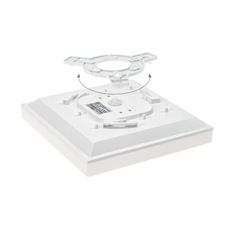 Spectrum LED loftslampe firkantet ECO - 18W 1250lm - IP44 fugtsikret - 6000K dagslys Spectrum LED loftslampe firkantet ECO - 18W 1250lm - IP44 fugtsikret - 6000K dagslys