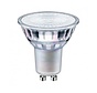 LED spot GU10 - 1W - 2700K Varm hvid - erstatter 10W - Glashus - 38° lysfordeling