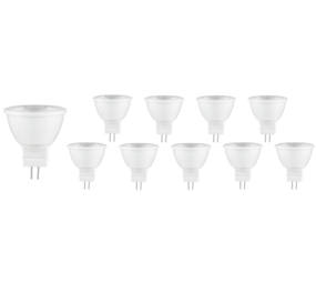 Multipakke 10 styk - GU4 LED spots - 3W erstatter 25W - Lys farve valgfri Multipakke 10 styk - GU4 LED spots - 3W erstatter 25W - Lys farve valgfri