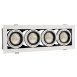 LED forsænket spotarmatur Modern Mini - Rektangulær med 4 GU10 tilslutninger LED forsænket spotarmatur Modern Mini - Rektangulær med 4 GU10 tilslutninger