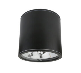 Spectrum LED AR111 GU10 loftspot sort rund IP65 - ekskl. LED spot Spectrum LED AR111 GU10 loftspot sort rund IP65 - ekskl. LED spot