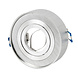 UDSALG LED forsænket spot børstet aluminium rund - vipbar - skærestørrelse 75mm - ydre diameter 96mm UDSALG LED forsænket spot børstet aluminium rund - vipbar - skærestørrelse 75mm - ydre diameter 96mm
