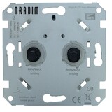 Tradim LED Dimmer DUO forsænket - 1-100W - Faseskæring Tradim LED Dimmer DUO forsænket - 1-100W - Faseskæring