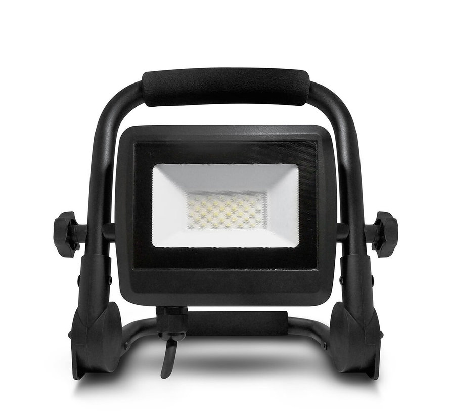 LED Reflector Arbejdslampe IP65 - 30W 2550lm - 4000k klart hvidt lys