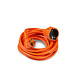 Technik Forlængningskabel 5 meter - H05VV-F3G1,5 jordet - Orange Technik Forlængningskabel 5 meter - H05VV-F3G1,5 jordet - Orange