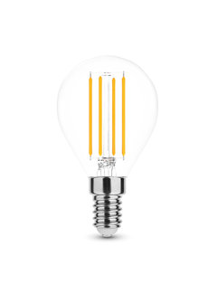 Modee Lighting LED glødetrådspære - E14 G45 4W - 2700K Varm hvid