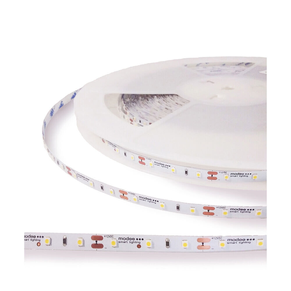 Modee Lighting LED strip 5 meter - 12V 4,8W 60 LED'er p/m - 6000K Kold hvid -2 års garanti Modee Lighting LED strip 5 meter - 12V 4,8W 60 LED'er p/m - 6000K Kold hvid -2 års garanti
