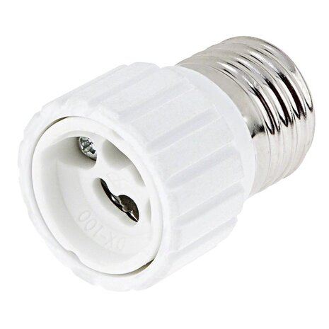 LED Line Adapterfatning E27 til GU10 hvid maks. 60W LED Line Adapterfatning E27 til GU10 hvid maks. 60W