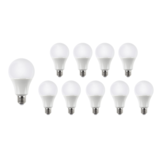 Multipakke 10 styk - E27 LED-lamper - Type A60 - 11,5W erstatter 75-100W - Valgfri lystemperatur
