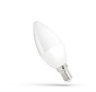 LED-lampe E14 - C37 1W erstatter 10W - 6000K dagslys hvid