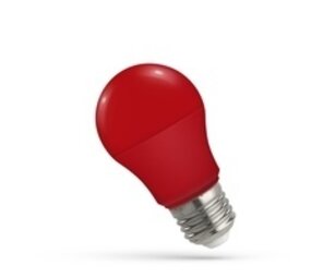 Spectrum LED pære E27 - A50 - 5W erstatter 50W - Rødt lys Spectrum LED pære E27 - A50 - 5W erstatter 50W - Rødt lys