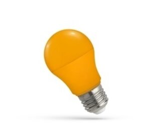 Spectrum LED pære E27 - A50 - 5W erstatter 50W - Orange lys