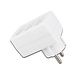 Multi-stik 3-vejs til 2-polet stik - Maks. 2300W Multi-stik 3-vejs til 2-polet stik - Maks. 2300W