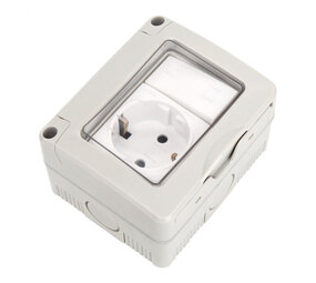 Aigostar Vægstikkontakt med enkelt-afbryder kombination