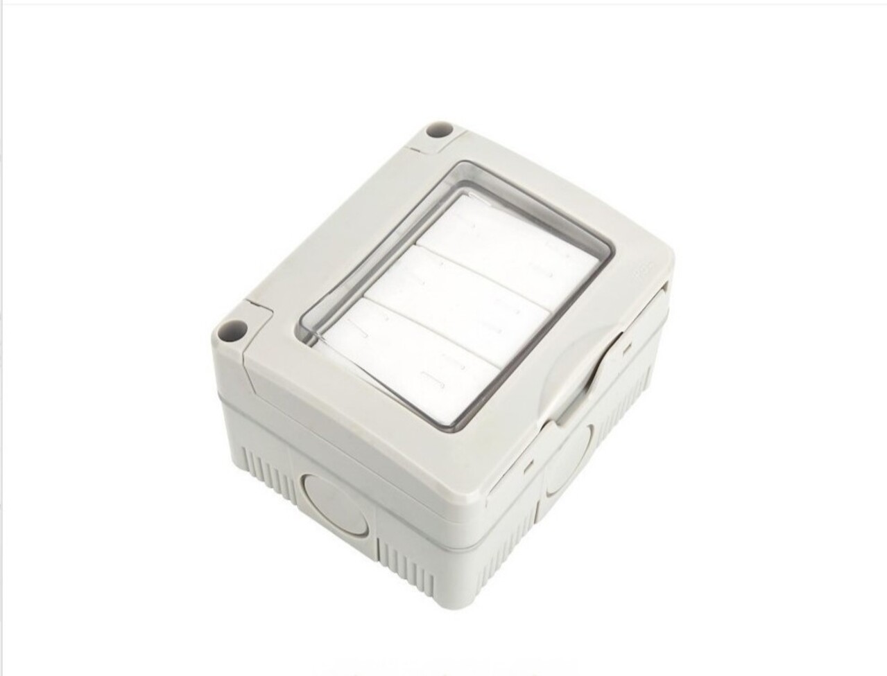 Aigostar Tredobbelt overflademonteret afbryder - IP55 Aigostar Tredobbelt overflademonteret afbryder - IP55