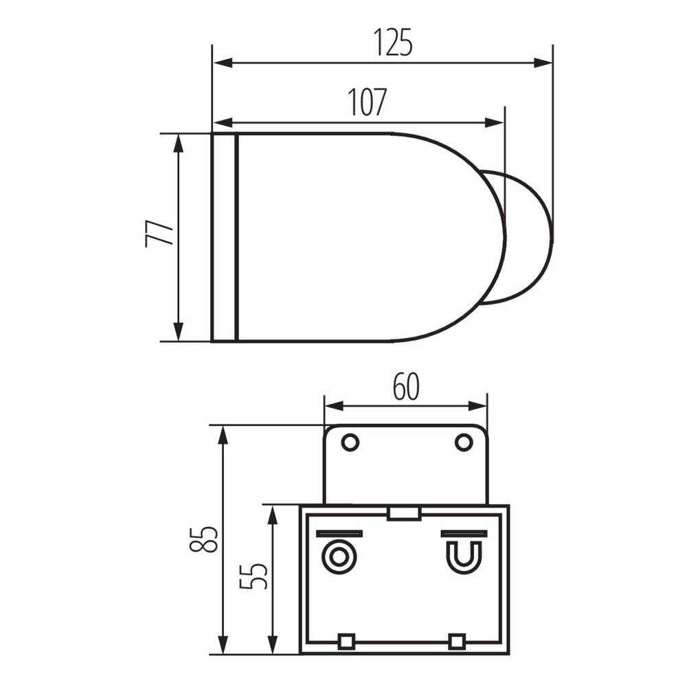 Kanlux Overflademonteret bevægelsessensor 160° - IP44 - PIR infrarød bevægelsesdetektor - 230V maks. 1200W - Sort - Kopi Kanlux Overflademonteret bevægelsessensor 160° - IP44 - PIR infrarød bevægelsesdetektor - 230V maks. 1200W - Sort - Kopi