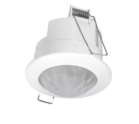 Kanlux Bevægelsessensor indbygget 360° - IP20 - PIR infrarød bevægelsesdetektor - 230V maks. 1200W - Hvid