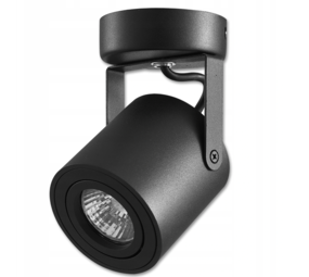 LED loftspot frostet sort - 1xGU10 fatning - justerbar LED loftspot frostet sort - 1xGU10 fatning - justerbar