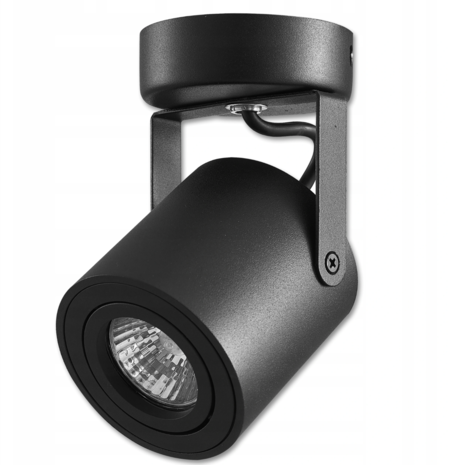 LED loftspot frostet sort - 1xGU10 fatning - justerbar LED loftspot frostet sort - 1xGU10 fatning - justerbar