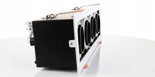 LED forsænket spotarmatur Modern Mini - Rektangulær med 4 GU10 tilslutninger LED forsænket spotarmatur Modern Mini - Rektangulær med 4 GU10 tilslutninger