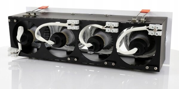 LED forsænket spotarmatur Modern Mini - Rektangulær med 4 GU10 tilslutninger LED forsænket spotarmatur Modern Mini - Rektangulær med 4 GU10 tilslutninger