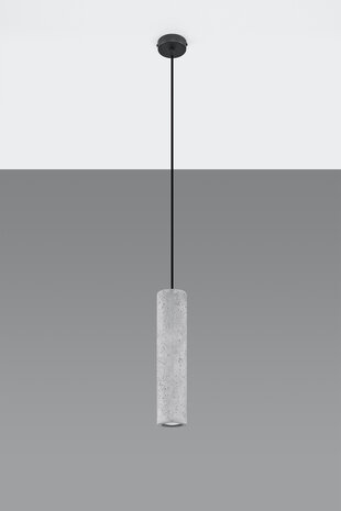 LED Pendel beton LUVO - 1 x GU10 Fatning