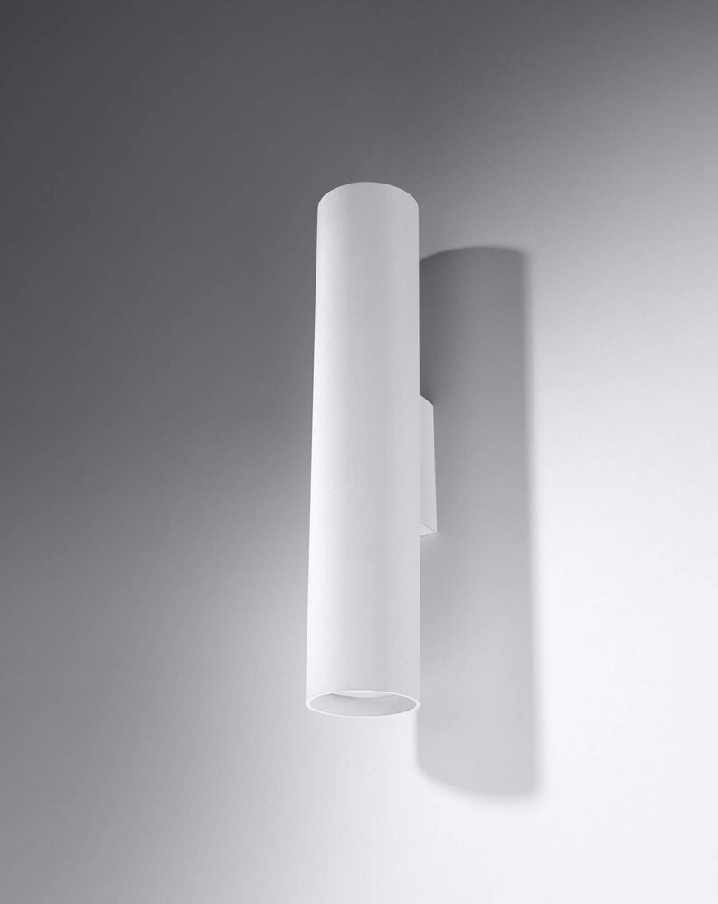 LED Væglampe hvid LAGOS - 1 x GU10 Fatning LED Væglampe hvid LAGOS - 1 x GU10 Fatning