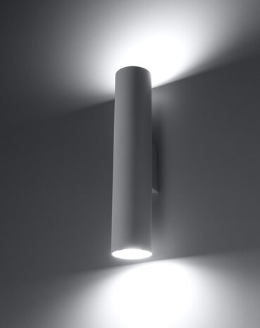 LED Væglampe hvid LAGOS - 1 x GU10 Fatning LED Væglampe hvid LAGOS - 1 x GU10 Fatning