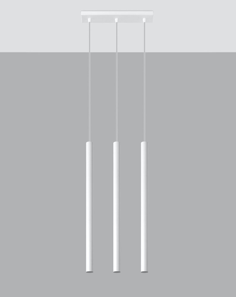 LED hængelampe hvid PASTELO - 3 x G9 Fatning