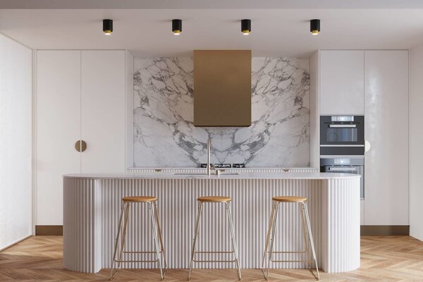 LED Loftsspot sort NESI - 1 x GU10 Fatning