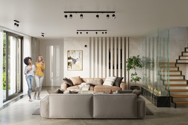 LED Loftsspot sort krom NERO - 3 x GU10 Fatning LED Loftsspot sort krom NERO - 3 x GU10 Fatning