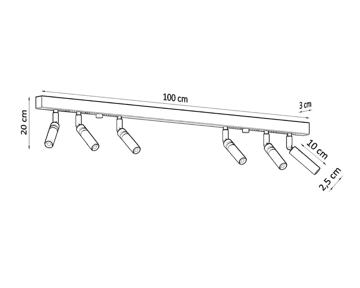 LED Loftsspot sort Eyetech - 6 x G9 Fatning LED Loftsspot sort Eyetech - 6 x G9 Fatning